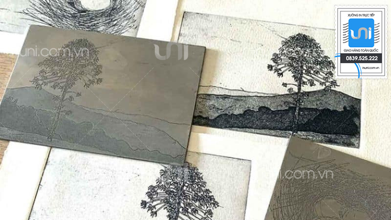Quy trình in thạch bản chuẩn tại xưởng in UNI