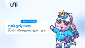 Xưởng in túi giấy Ivory thiết kế theo yêu cầu, giá rẻ tại Hà Nội