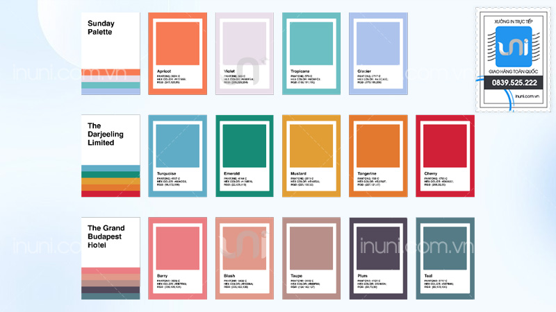 Lưu ý quan trọng khi sử dụng Pantone
