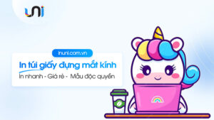 Xưởng in túi giấy đựng mắt kính độc quyền, sang trọng tại Hà Nội