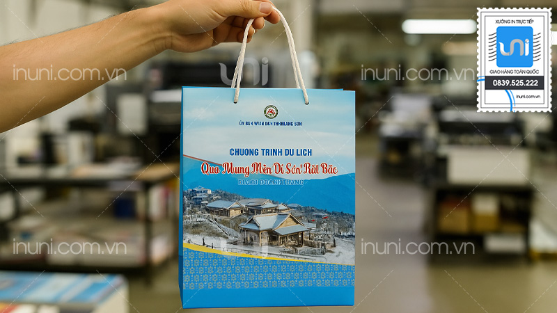 Thông tin cần thể hiện trên túi giấy