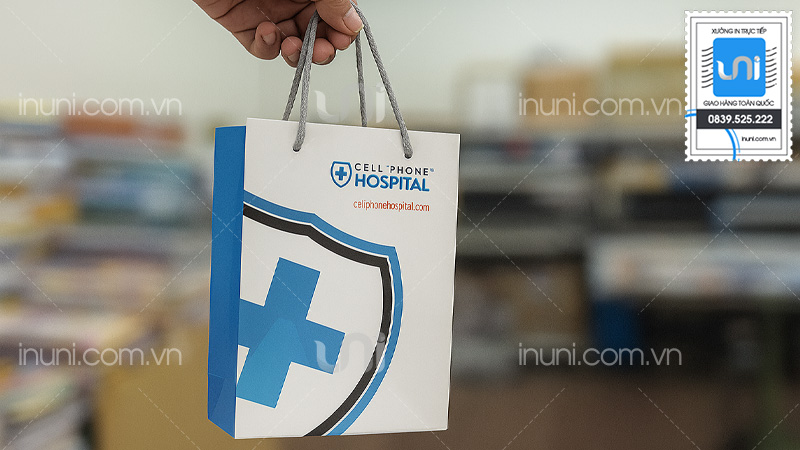 Mẫu túi giấy bệnh viện chuyên nghiệp