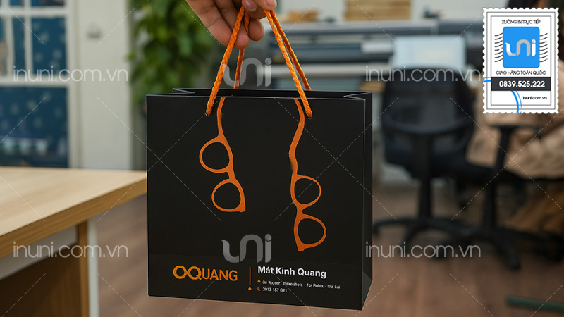 Mẫu thiết kế túi giấy đựng mắt kính