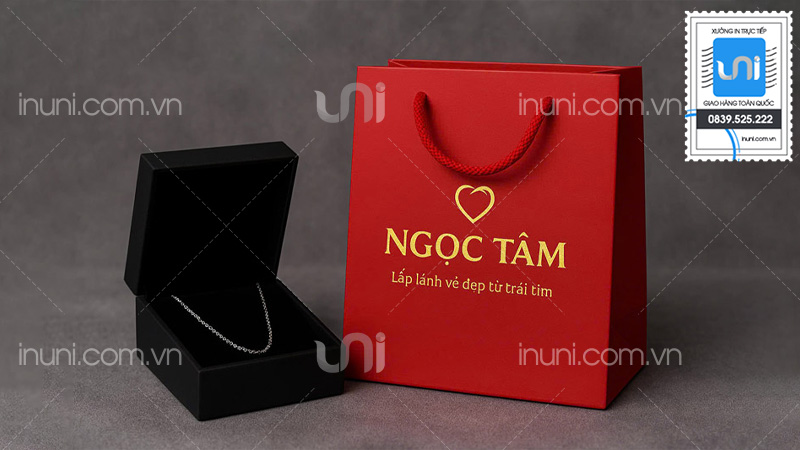 Mẫu túi giấy trang sức tiêu biểu của UNI