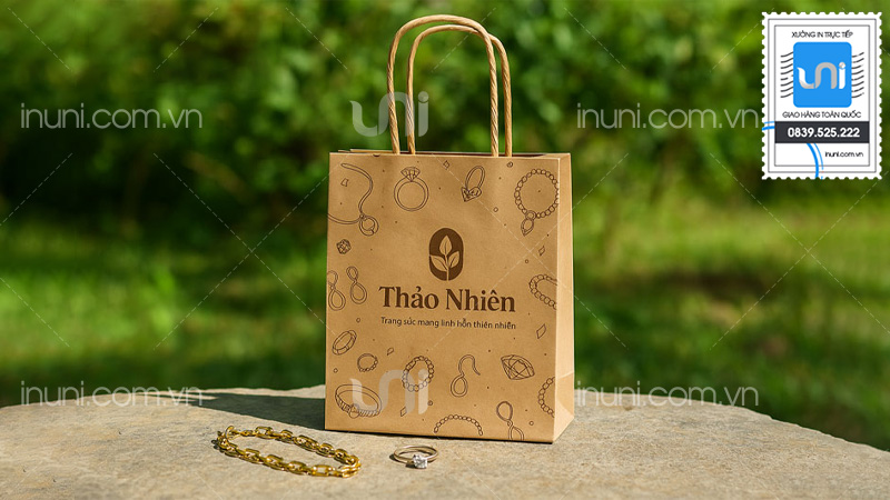 Mẫu túi giấy trang sức tiêu biểu của UNI