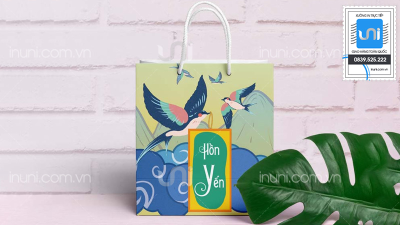 Ưu điểm khi chọn UNI in túi giấy yến sào
