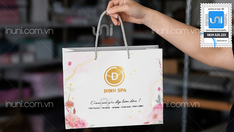 Mẫu túi giấy spa ấn tượng