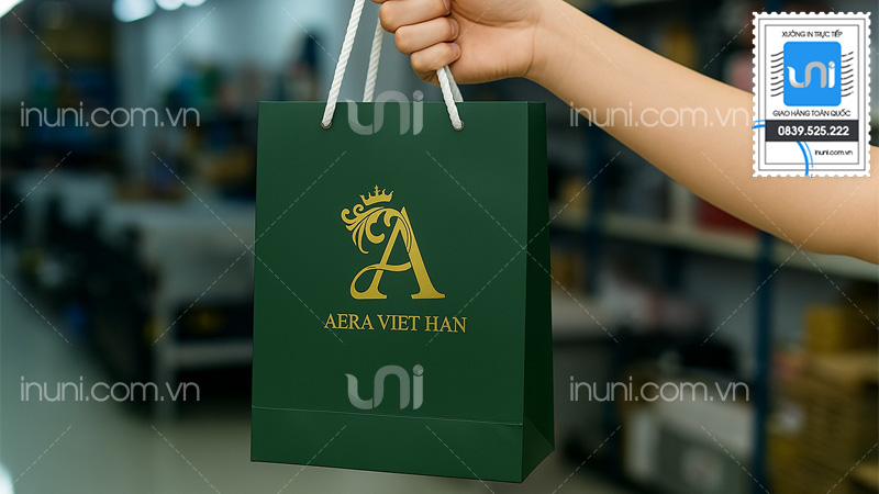 Ưu điểm khi chọn INUNI làm đối tác in túi giấy spa