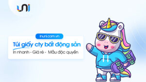 In túi giấy công ty bất động sản