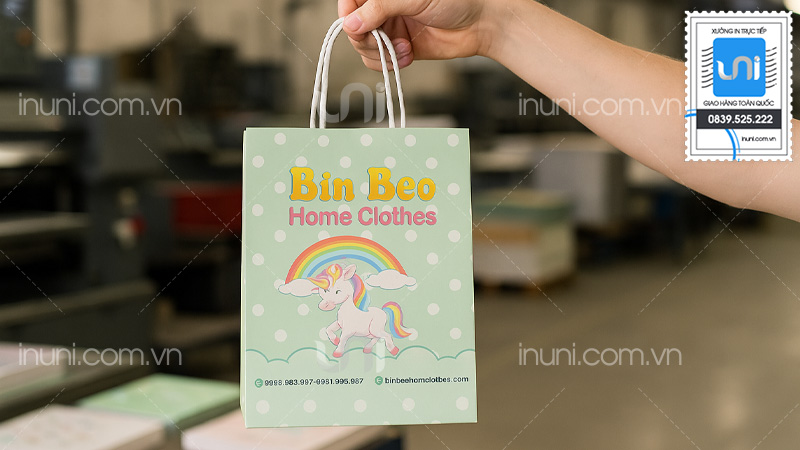 Mẫu thiết kế túi giấy shop đồ chơi