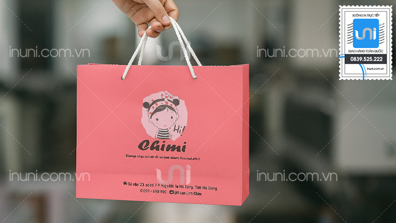 Mẫu thiết kế túi giấy shop đồ chơi