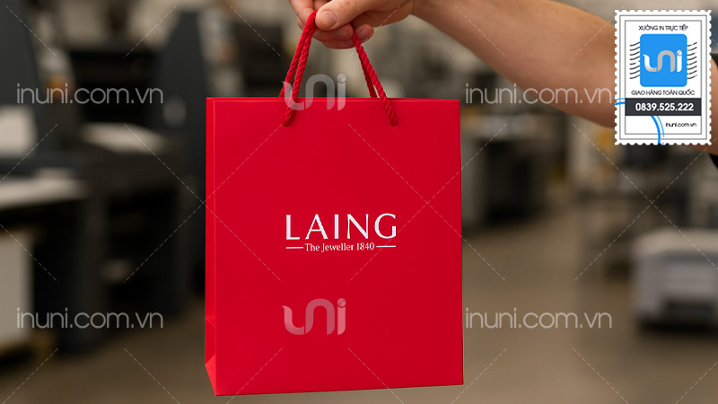 Kỹ thuật gia công được dùng trong in túi giấy triển lãm