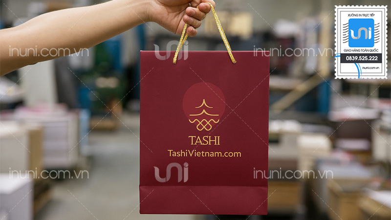 Mẫu túi giấy nhà hàng theo phong cách ẩm thực