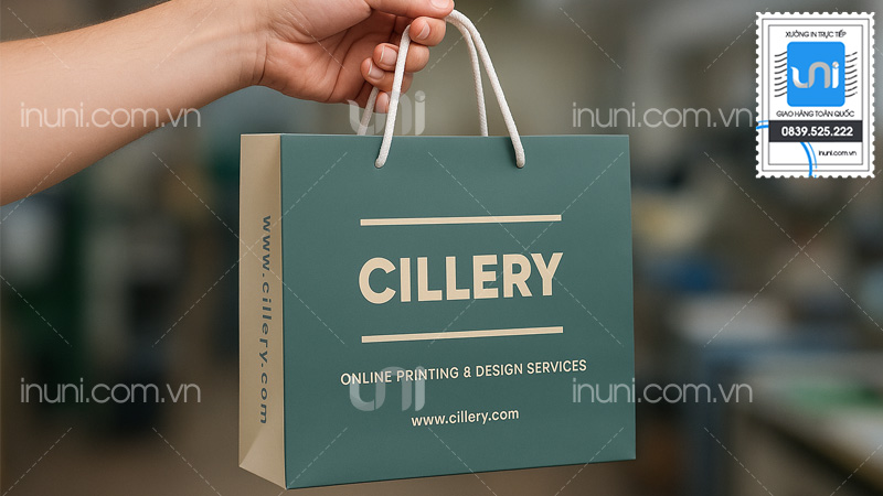 Kỹ thuật gia công được dùng trong in túi giấy văn phòng phẩm