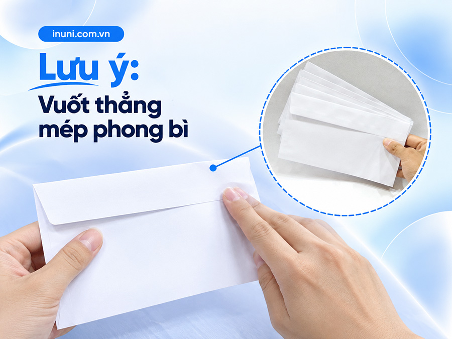 Lưu ý khi in phong bì bằng Excel